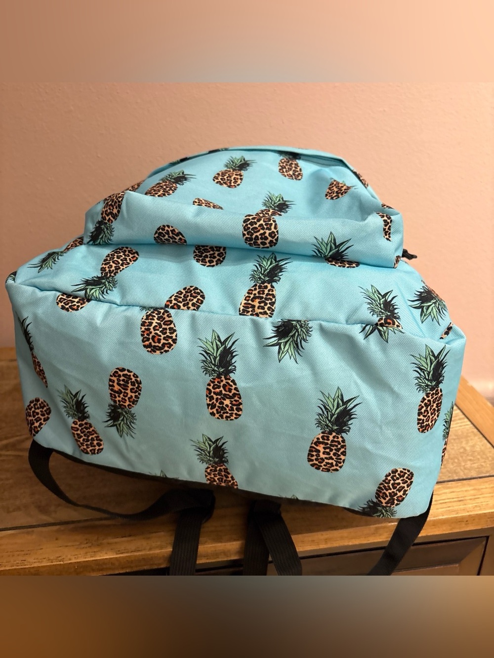 Jansport Backpack Crosstown Leopard Pineapple Student Travel - Picture 6 of 7